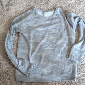 Athleta Gray Long Sleeve Top
